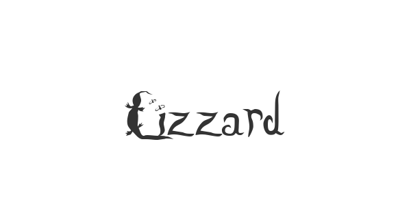 Lizzard font thumbnail