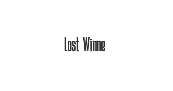 Lost Winner font thumbnail