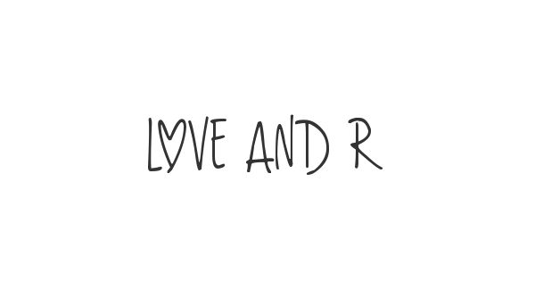 Love And Romance font thumbnail