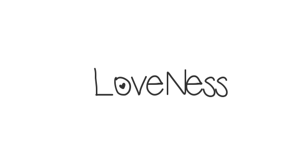 LoveNess font thumbnail