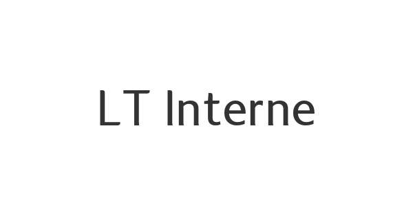LT Internet font thumbnail