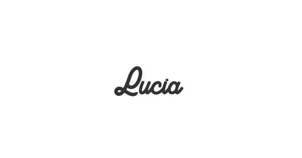 Lucia font thumbnail