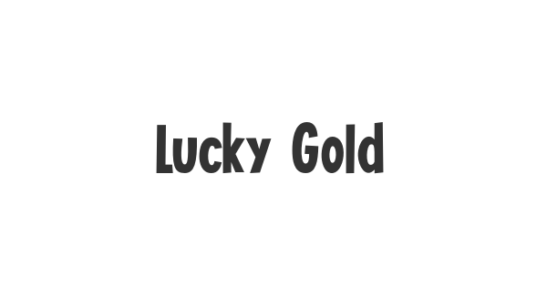 Lucky Goldfish font thumbnail