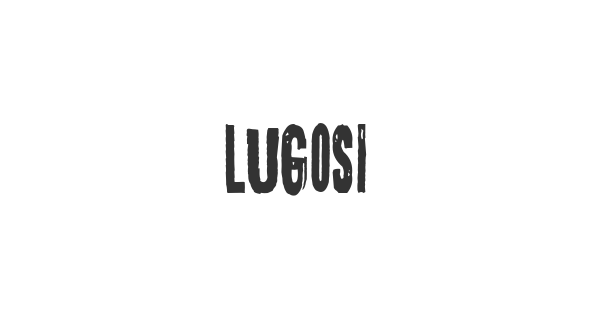 Lugosi font thumbnail