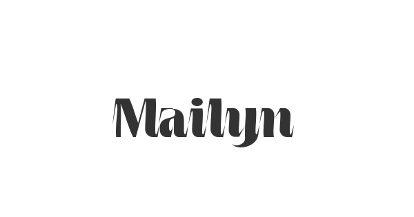 Mailyn font thumbnail