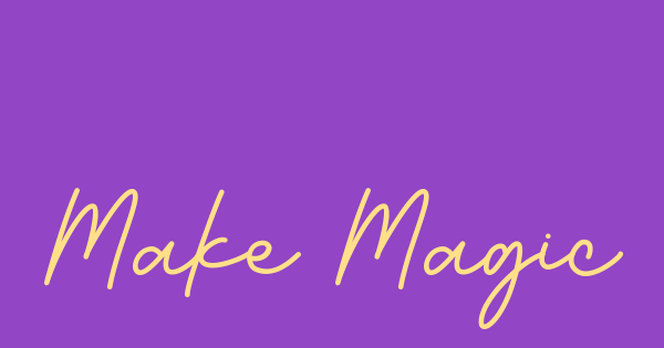 Make Magic font thumbnail