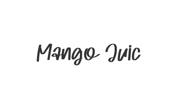 Mango Juice font thumbnail
