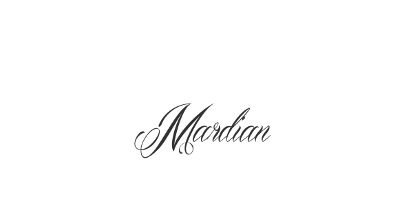 Mardian font thumbnail