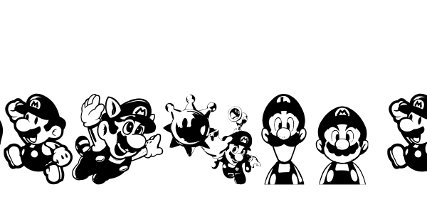 Mario and Luigi font thumbnail