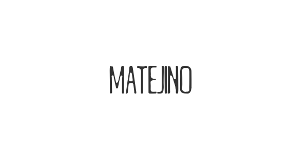 Matejino font thumbnail