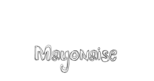 Mayonaise font thumbnail