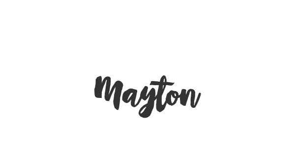 Mayton font thumbnail