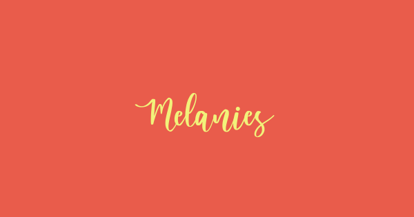 Melanies font thumbnail
