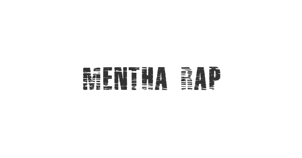 Mentha Rapture font thumbnail