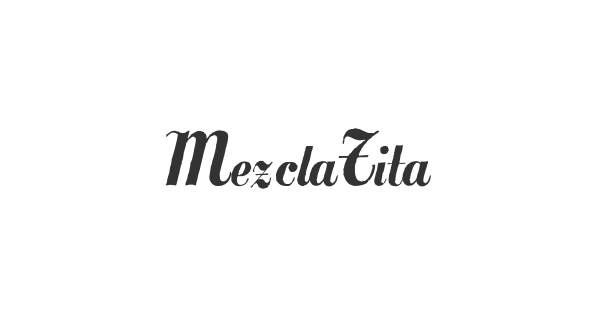 MezclaTitan font thumbnail