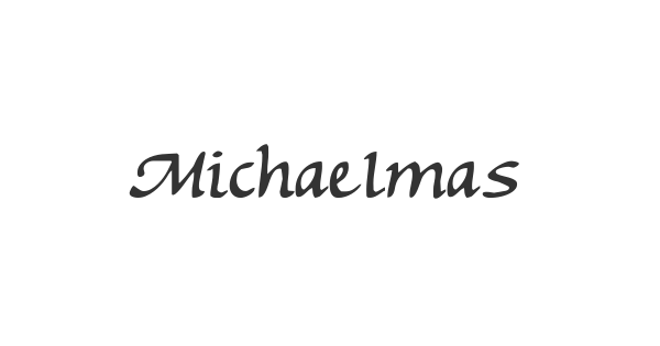 Michaelmas font thumbnail