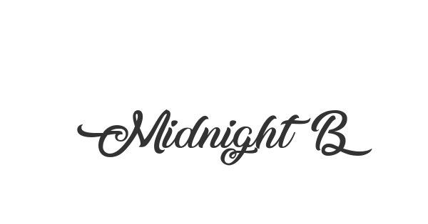 Midnight Bangkok font thumbnail