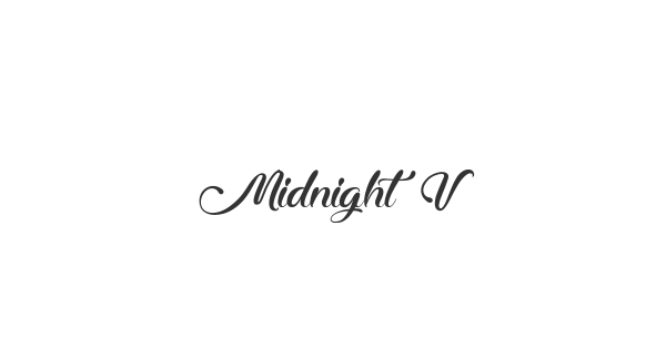 Midnight Valentine font thumbnail