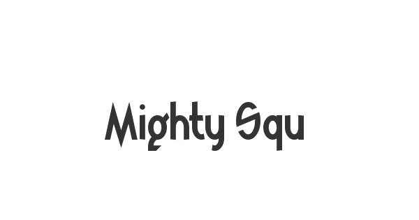 Mighty Squidge font thumbnail