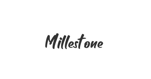 Millestones font thumbnail