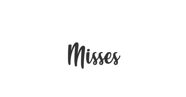Misses font thumbnail