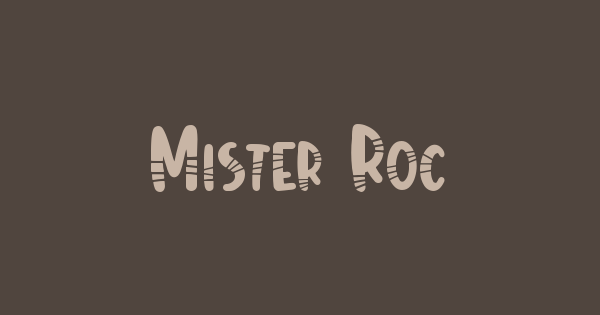 Mister Rocky font thumbnail