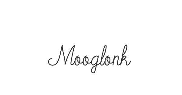 Mooglonk font thumbnail