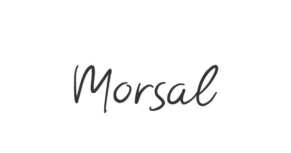 Morsal font thumbnail