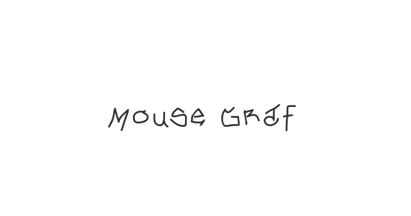 Mouse Graffity font thumbnail