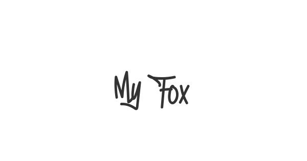 My Fox font thumbnail