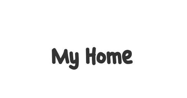 My Home font thumbnail