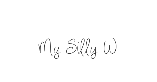 My Silly Willy Girl font thumbnail