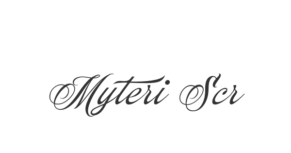 Myteri Script font thumbnail