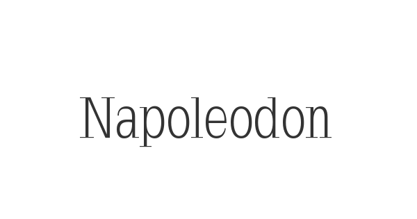Napoleodoni font thumbnail