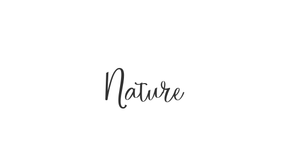Nature font thumbnail
