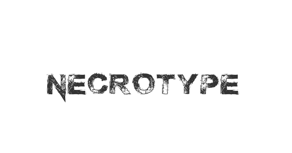 Necrotype font thumbnail