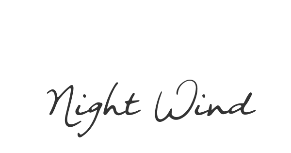 Night Wind Sent font thumbnail