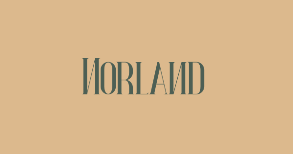 Norland font thumbnail