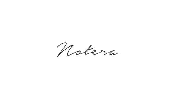 Notera font thumbnail