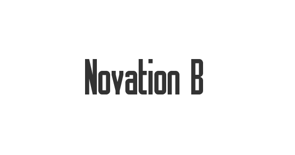Novation Box st font thumbnail