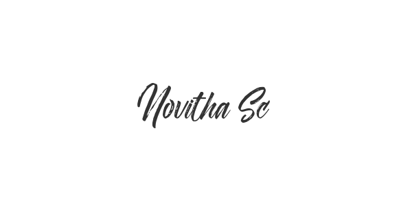 Novitha Script font thumbnail