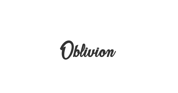 Oblivion font thumbnail