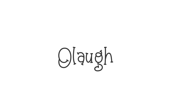 Olaugh font thumbnail