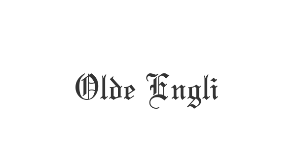 Olde English font thumbnail