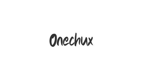 Onechux font thumbnail