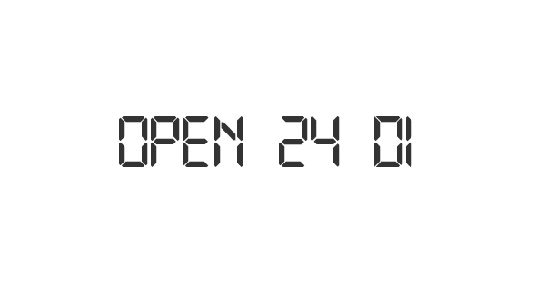 Open 24 Display ST font thumbnail