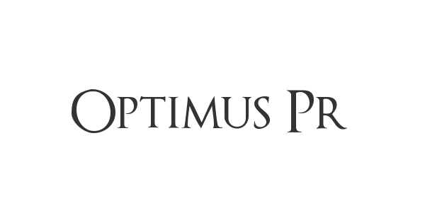 Optimus Princeps font thumbnail