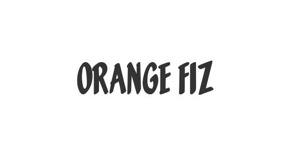 Orange Fizz font thumbnail