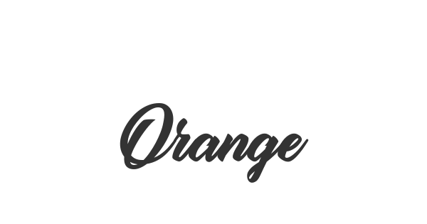 Orange font thumbnail