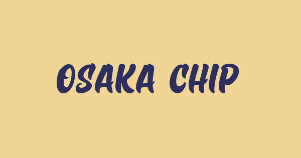 Osaka Chips font thumbnail